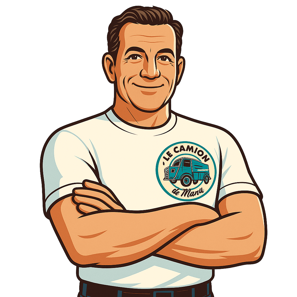 Manu, mascotte du Camion de Manu - Service de débarras en Ariège